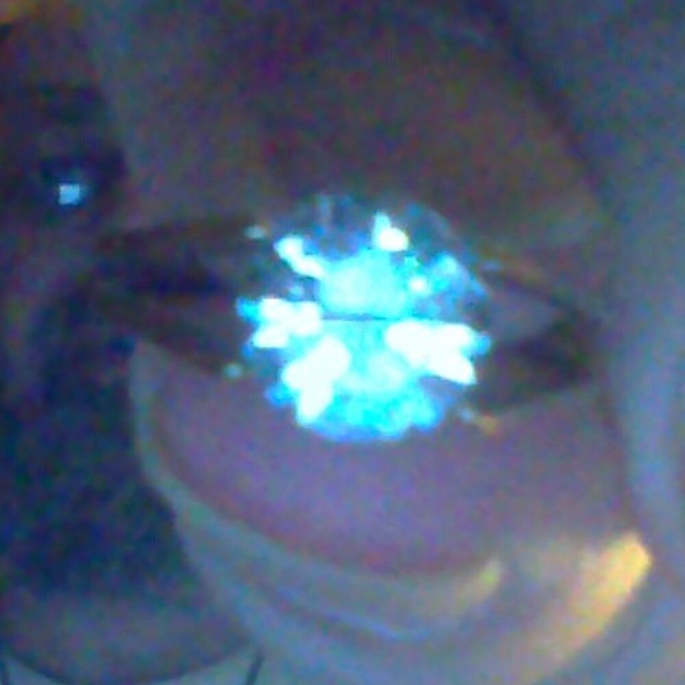 ladies size 5&7 bronze with cz diamond ring
